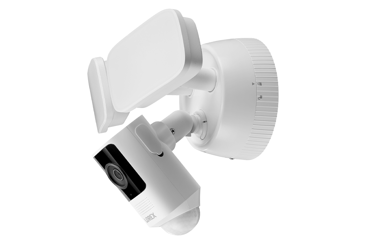 Lorex 2K Wired Floodlight Security Camera - White (One Pack) - Amazon