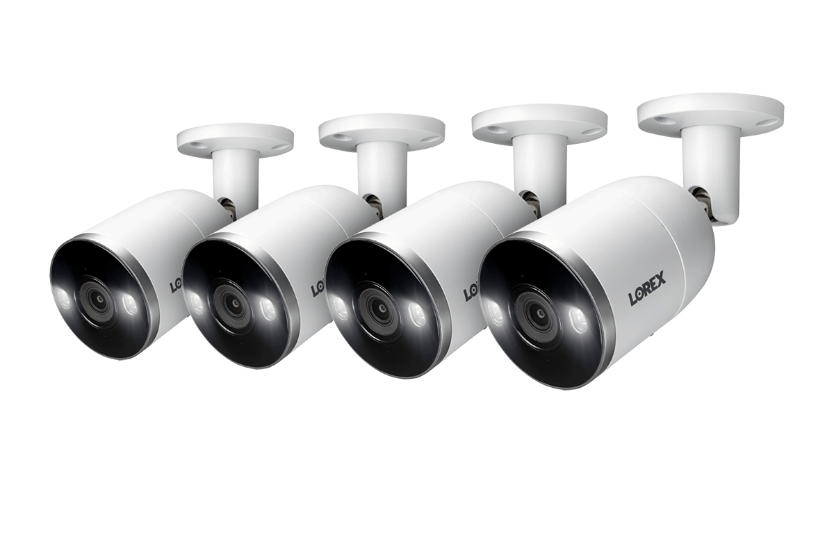 4K Ultra HD Smart Deterrence IP Camera with Smart Motion Plus (4-pack)