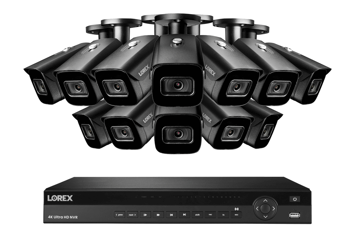 Lorex 4K (16 Camera Capable) 6TB Wired NVR System with Nocturnal 3 Sma