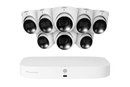 Lorex Fusion 4K 16-Channel (8 Wired + 8 Wi-Fi) 2TB NVR System with Dome Cameras Featuring Smart Deterrence and 2-Way Audio - 8 - image 8 of 8