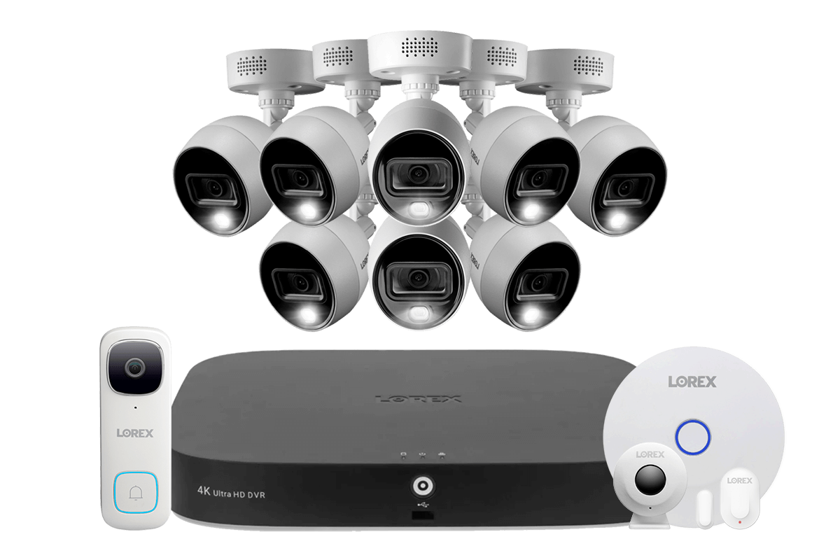 Lorex Fusion 4K 20Channel (16 Wired and 4 WiFi) 2TB DVR System with