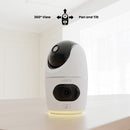 Lorex 2K Dual Lens Indoor Pan-Tilt Wi-Fi Security Camera (32GB, Cloud-Enabled) - Amazon - image 2 of 5