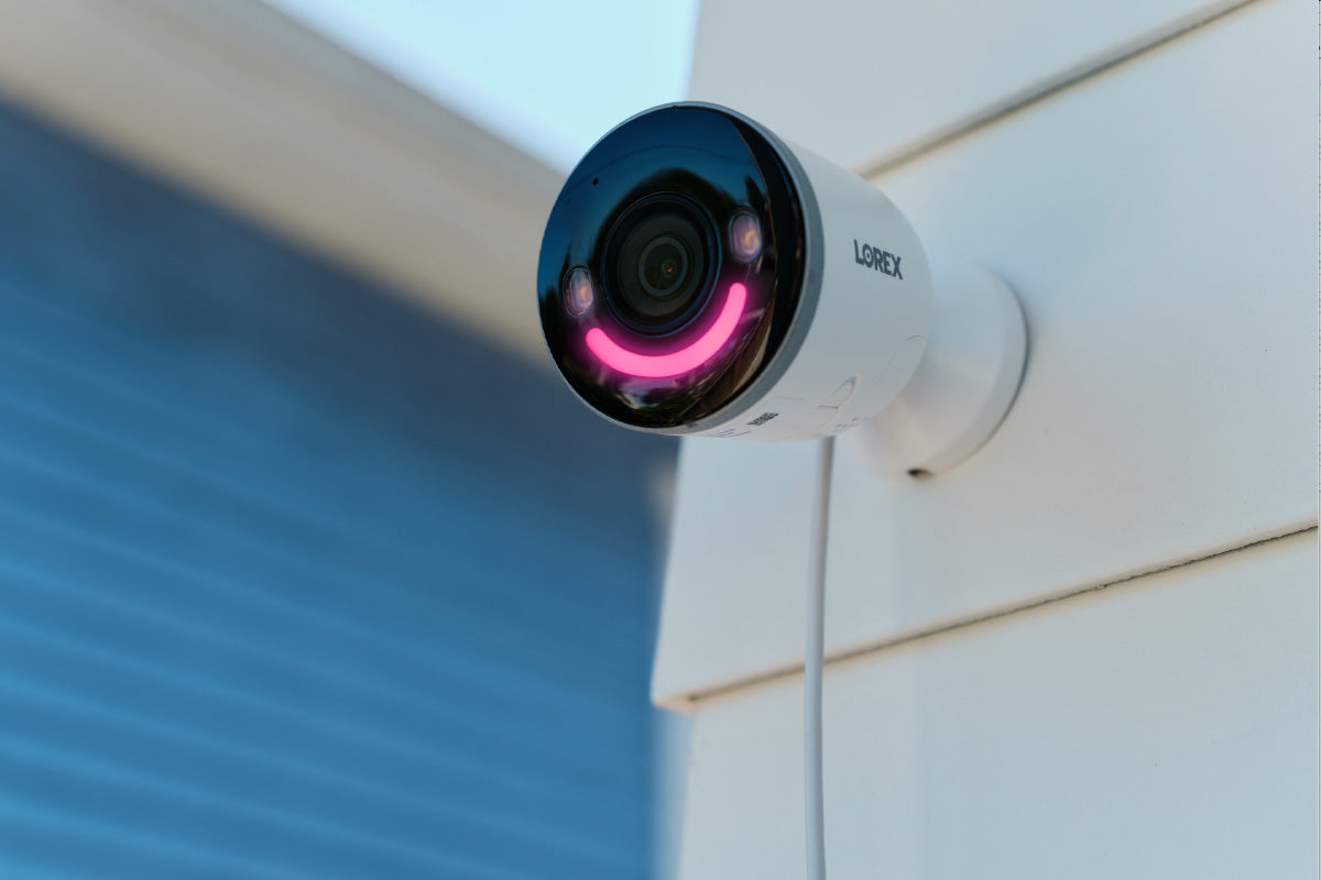 Lorex Fusion 4K 12-Channel (8 Wired + 4 Wi-Fi) 2TB DVR System with 4 Analog Active Deterrence Cameras and 2 Spotlight Indoor/Outdoor Wi-Fi Cameras