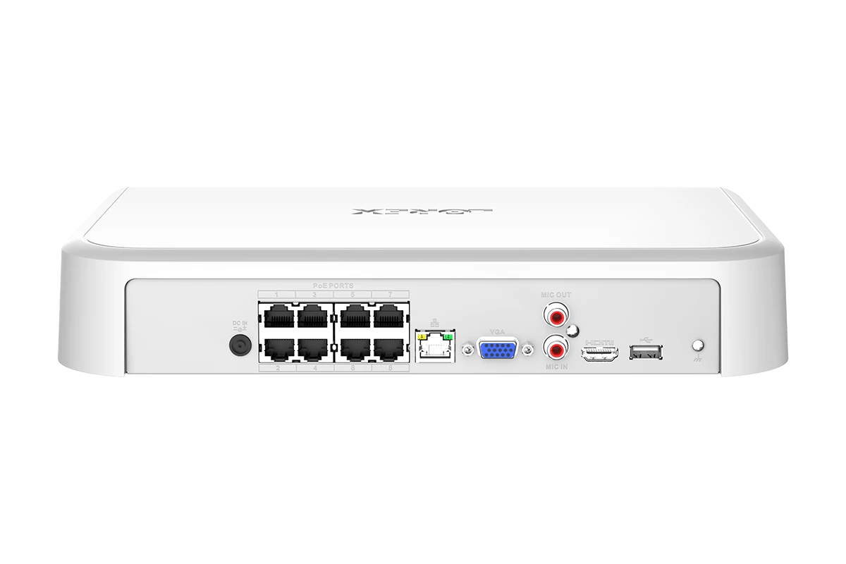 Lorex 4K+ 12MP 16 Camera Capable (8 Wired + 8 Fusion Wi-Fi ) 2TB Wired NVR System with Smart Security Lighting Dome Cameras