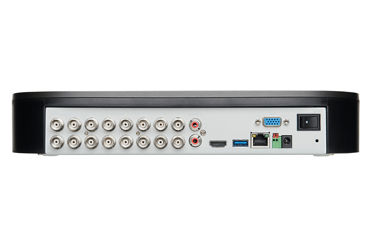 4K 16-Channel Wired DVR with Smart Motion Detection and Smart Home Voice Control