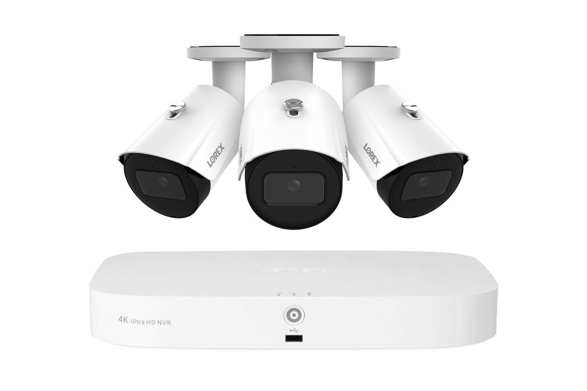 Lorex Fusion Series NVR with Three IP Bullet Cameras - 4K 16-Channel 2TB Wired System - Amazon