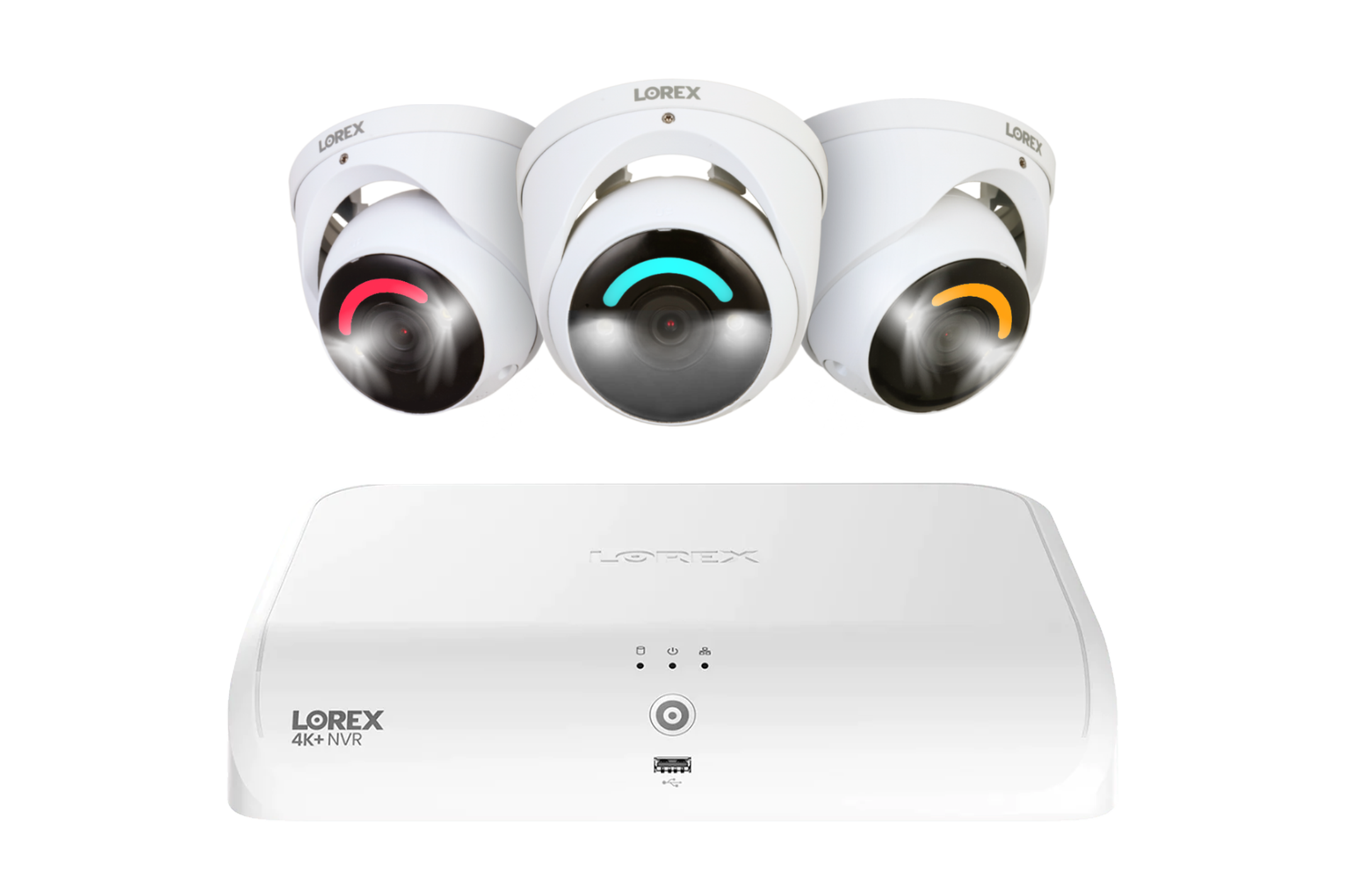 Lorex 4K+ 12MP 16 Camera Capable (8 Wired Fusion Wi-Fi 2TB