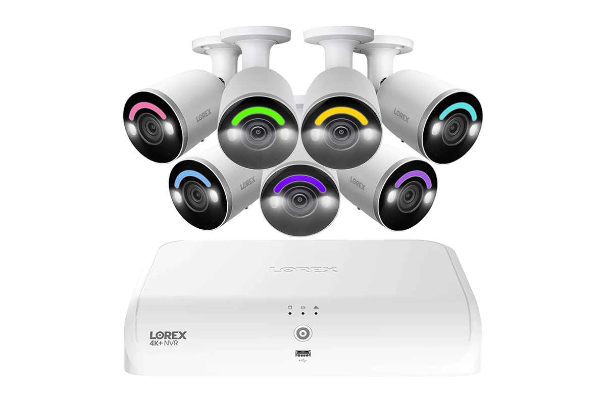 Lorex Fusion Series 4K 16 Channel (8 Wired + 8 Fusion Wi-Fi) 2TB Wired System with H12 Wired 4K IP Bullet Cameras (Amzon)
