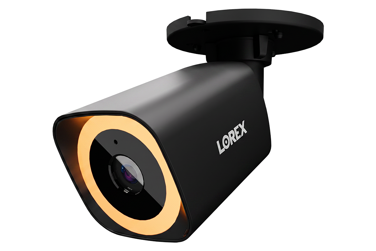 Lorex Connect V7 4K PoE Bullet Camera with Color Night IQ+ - White/Black