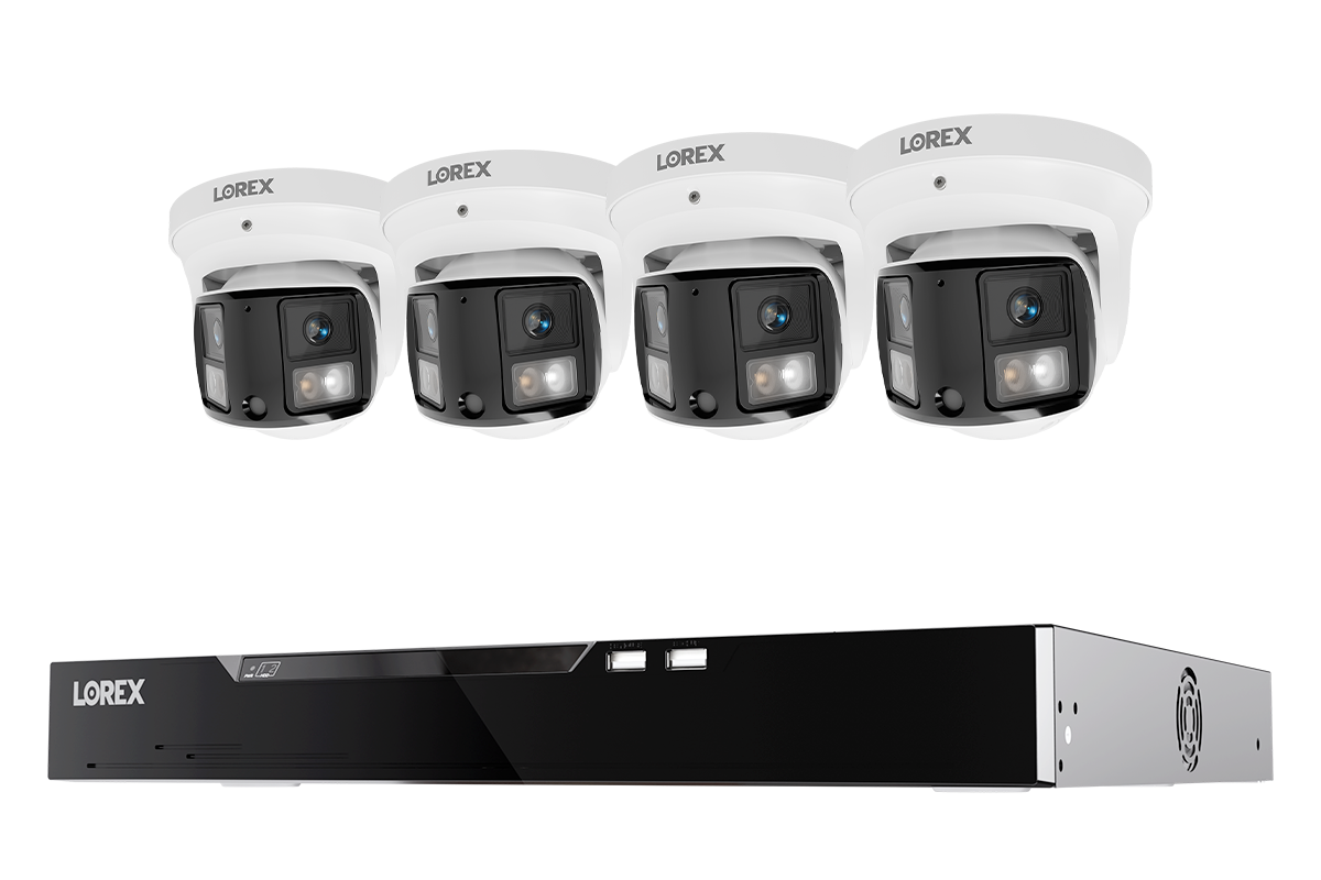 Lorex Connect X Series 4K 16-Channel Wired NVR System with X3 Dual-Len