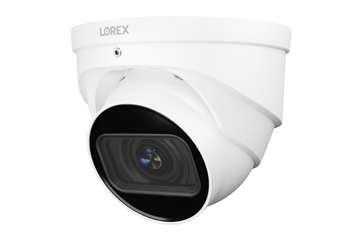 Nocturnal Series N4 Lite 4K IP Wired Turret Security Camera with Motorized Varifocal Lens, Real-Time 30FPS Recording