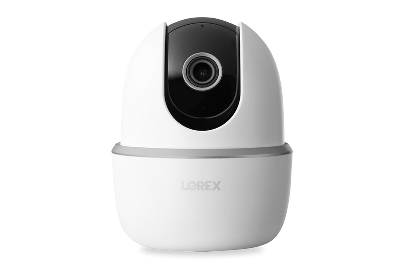 Lorex Fusion 4K 16 Camera Capable (8 Wired + 8 Wi-Fi) 2TB NVR System with 4 Smart Deterrence Bullet Cameras, One 2K Pan-Tilt Cmaera, and One 2K Indoor Wi-Fi Camera