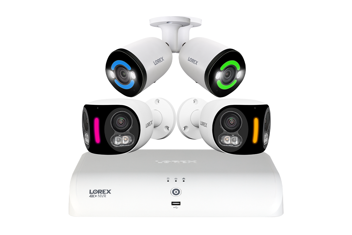 Nvr 12 Volt Wireless Camera Lorex Fusion NVR With 4K Dual Lens And