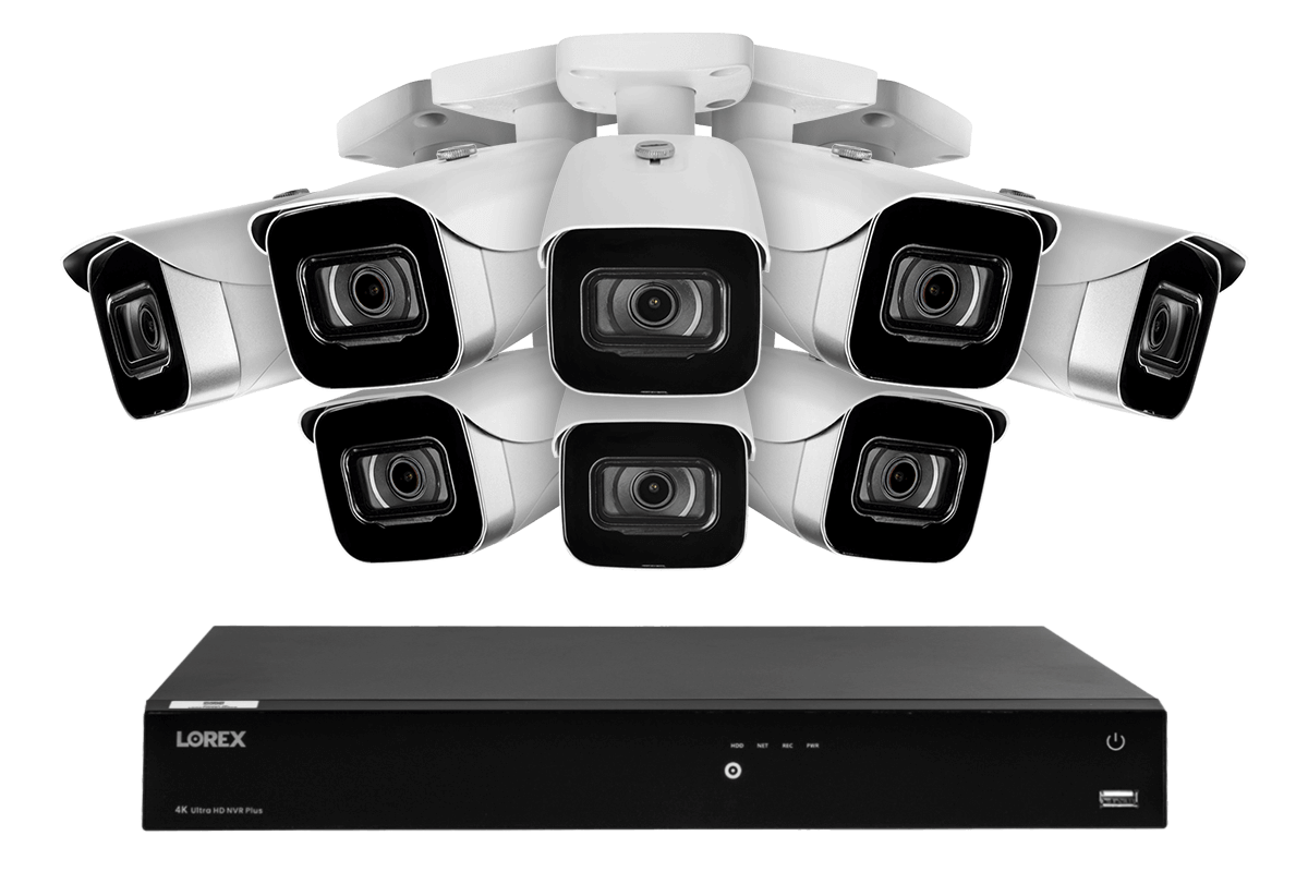 Lorex Fusion 4K (16 Camera Capable) 3TB Wired NVR System with IP Bullet Cameras - Amazon - Lorex Corporation