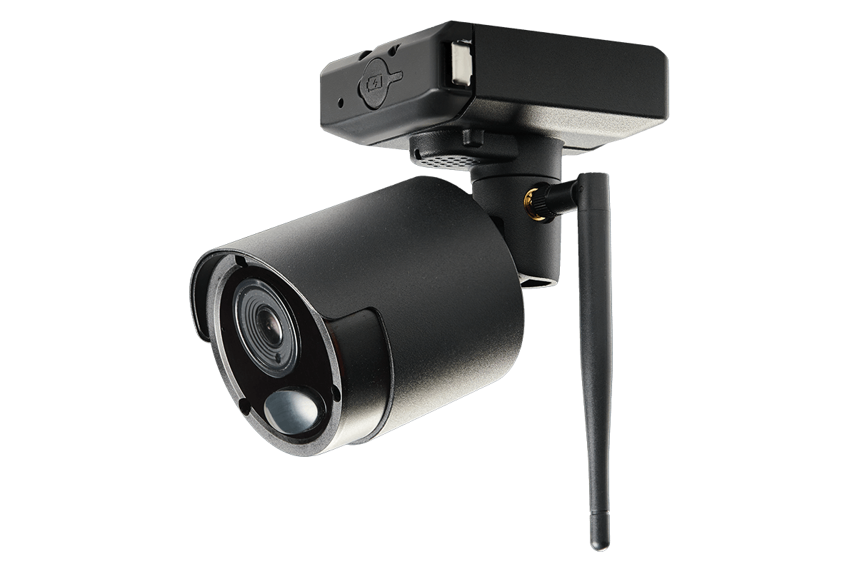 Wire-Free Accessory Camera for Battery Powered, Audio Security Systems (Black Metal) - Lorex Corporation