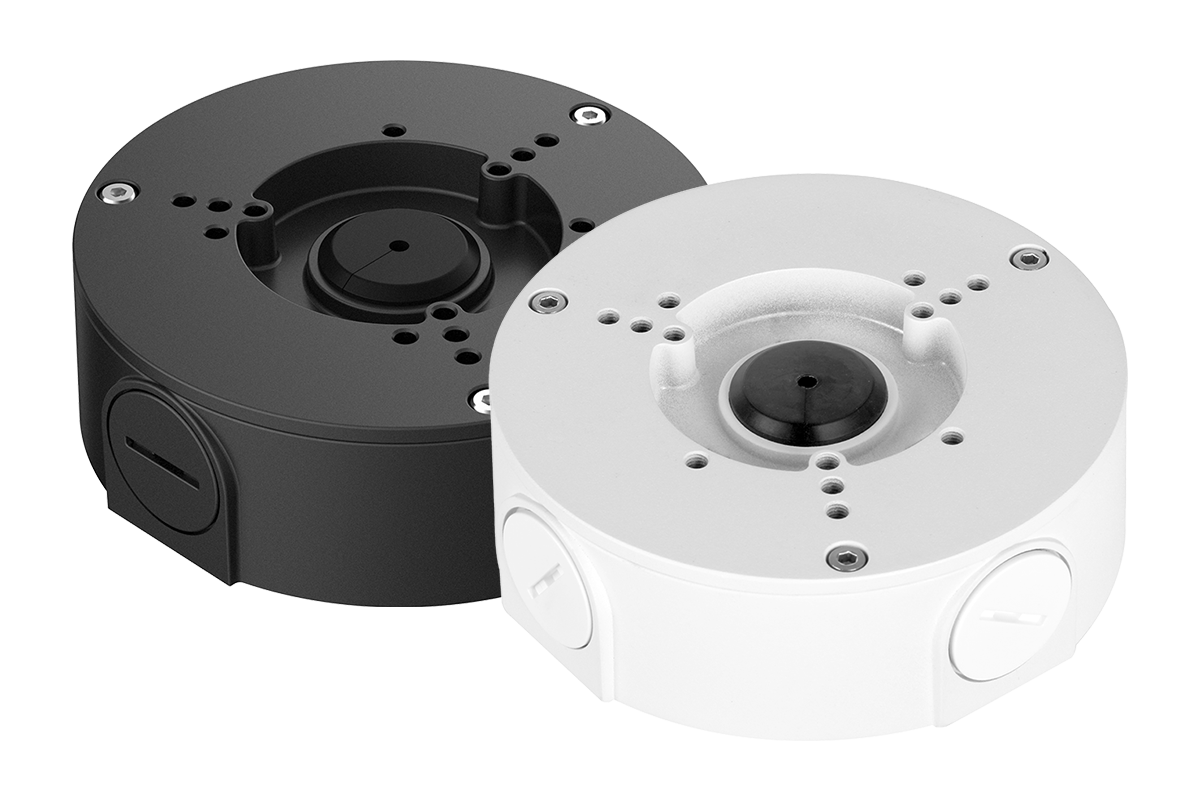 ACCJ7R3 Series - Round Junction Box for 3 Screw Base Cameras