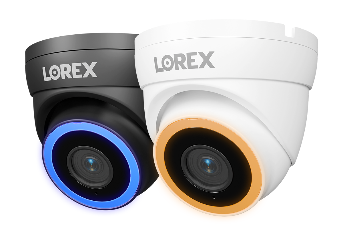 V Series - Lorex Connect V7 4K PoE Turret Camera with Color Night IQ+