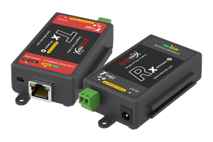 ALP-ETP-01T/R Series - Single Port IP & PoE over 2-wire Set