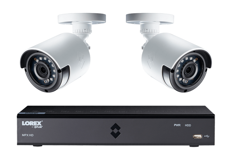 HD Security Camera System with two 1080p Bullet Cameras & Lorex Cirrus Connectivity