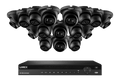 Lorex 4K (16 Camera Capable) 6TB Wired NVR System with Nocturnal 3 Smart IP Dome Cameras with Listen-In Audio and 30FPS