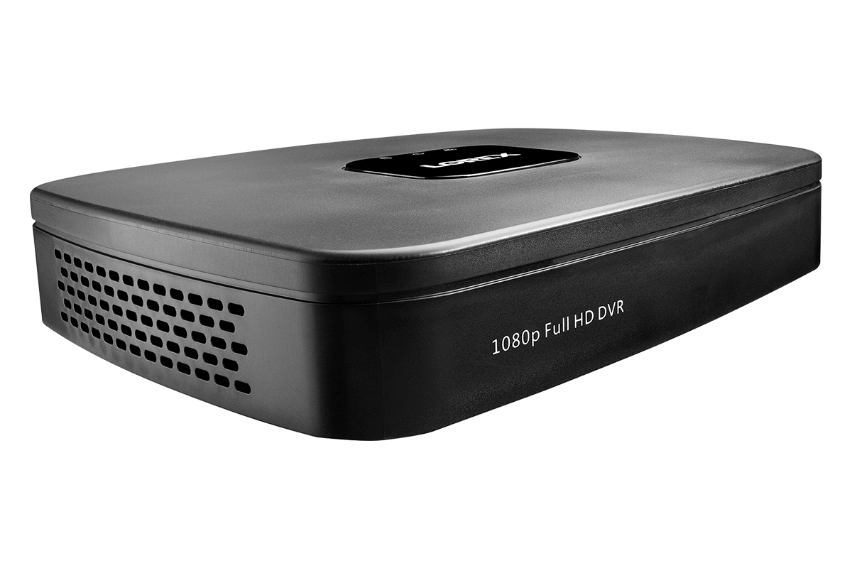 1080p 4-Channel 1TB Wired DVR System with 4 Cameras