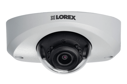 Mini Audio HD IP 2K Metal Dome Security Camera, 150ft Color Night Vision