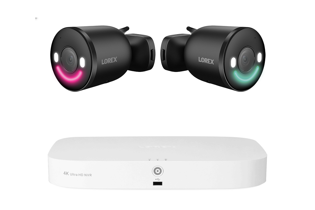 Lorex Fusion 4K 16 Camera Capable (8 Wired and 8 Wi-Fi ) 2TB NVR System with Spotlight Indoor/Outdoor Wi-Fi 6 Security Cameras - Black 2