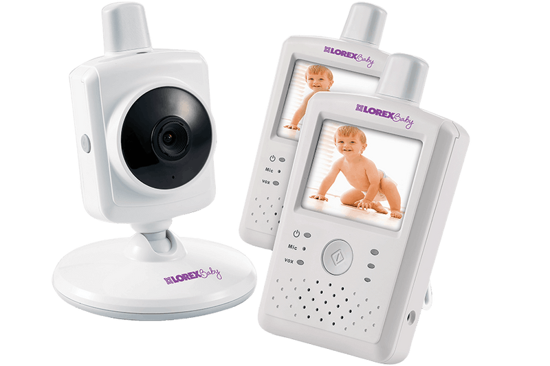Dual Touch Screen Video Baby Monitor with Two-Way Audio 
