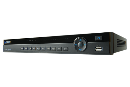 4K Ultra HD 16 Channel Security NVR, 3TB Hard Drive, POE, Records 4K (4 x 1080p) at 30FPS, with Audio Recording