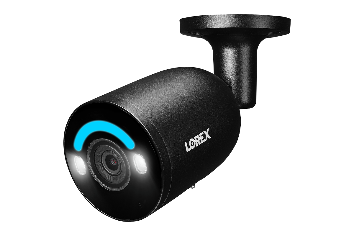 Lorex Fusion 4K 16 Camera Capable (8 Wired + 8 Fusion Wi-Fi) 2TB Wired NVR System with 4 Bullet Cameras Featuring Smart Security Lighting