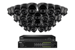 Lorex 4K (32 Camera Capable) Wired NVR System with Nocturnal 3 Smart IP Dome Cameras Featuring Motorized Varifocal Lens and 30FPS Recording