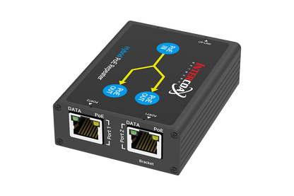 2 Port PoE+ Splitter 25W (300ft) Daisy Chain Compatible