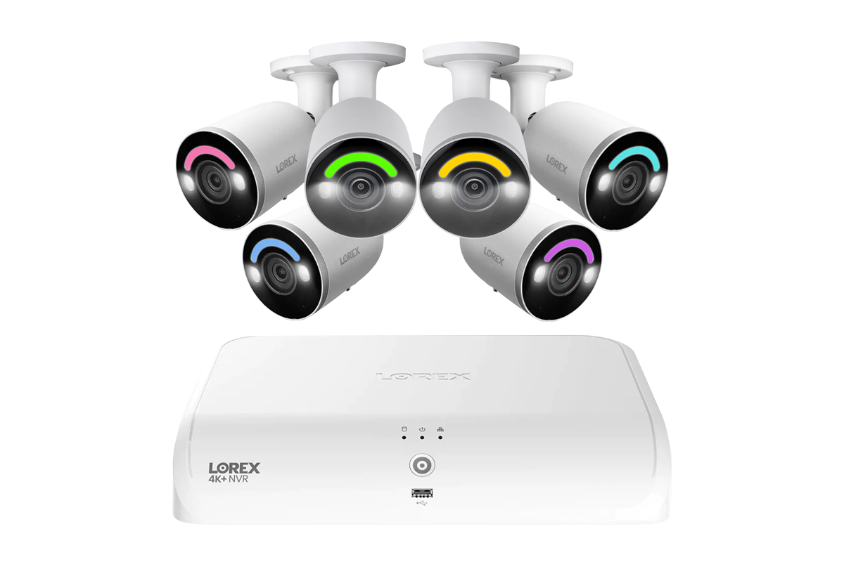 Lorex Fusion Series 4K+ 16 Channel (8 Wired + 8 Fusion Wi-Fi) 2TB Wired System with H12 Wired 4K IP Bullet Cameras - 6