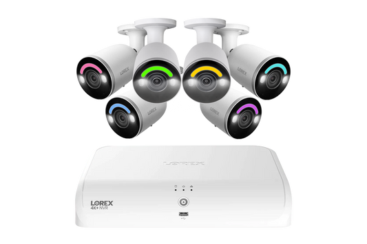Lorex Fusion Series 4K+ 16 Channel (8 Wired + 8 Fusion Wi-Fi) 2TB Wired System with H12 Wired 4K IP Bullet Cameras - 6