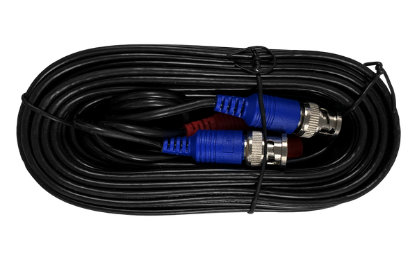 60ft (18m) 4K RG59 Power Cable for Analog Cameras