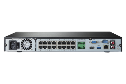 Lorex Fusion Series 4K 16 Camera Capable (Wired or Fusion Wi-Fi) 4TB Wired NVR System with 4MP (2K) A4 IP Bullet Cameras