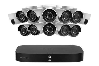 Lorex 1080p 16-channel 2TB Wired DVR System with 12 Cameras
