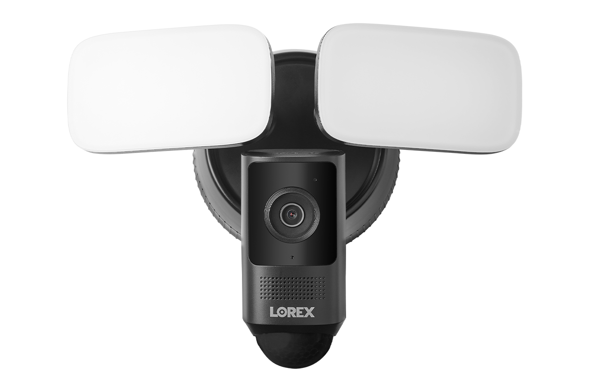Lorex 2K Wired Floodlight Security Camera - Black (One Pack) - Amazon