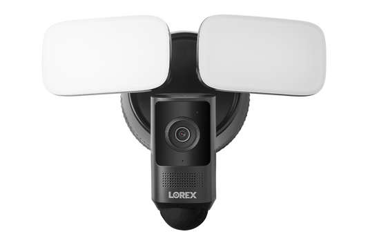 Lorex 2K Wired Floodlight Security Camera - Black (One Pack) - Amazon