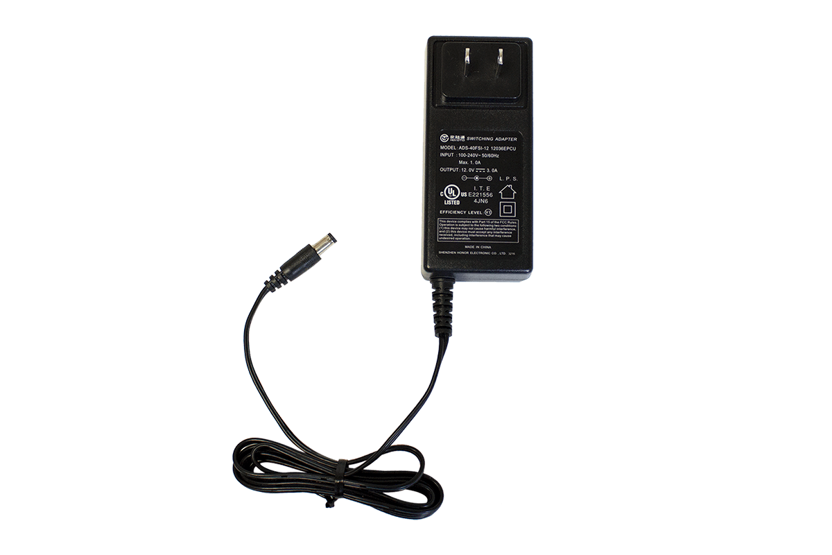 12V 3A AC Power Supply Adapter for 8CH and 16CH DVRs