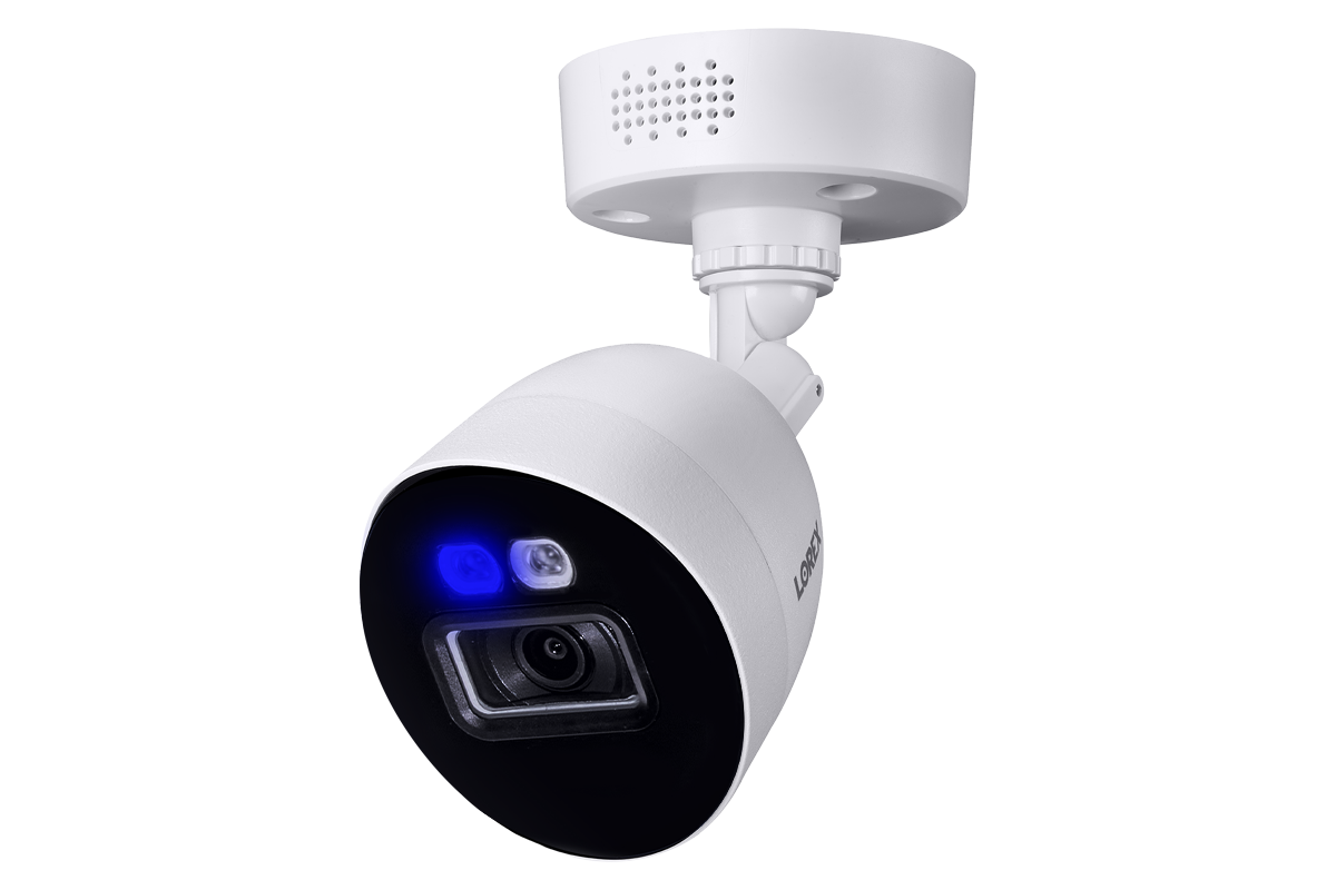 Lorex 4K 12 Camera Capable (8 Wired and 4 Fusion Wi-Fi) 2TB Wired DVR System with 8 Smart Deterrence Cameras