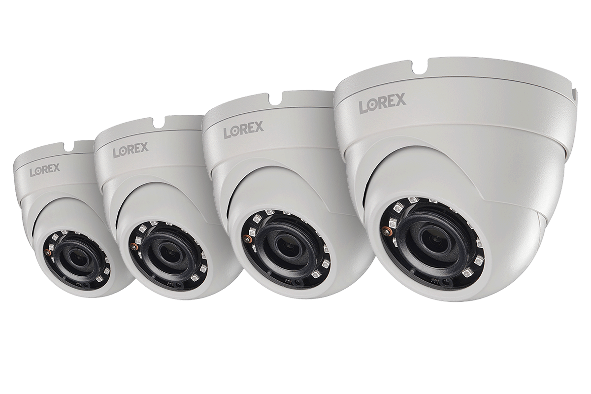 2K (5MP) Super HD IP Dome Camera with Color Night Vision (4-pack)