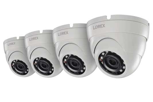 2K (5MP) Super HD IP Dome Camera with Color Night Vision (4-pack)