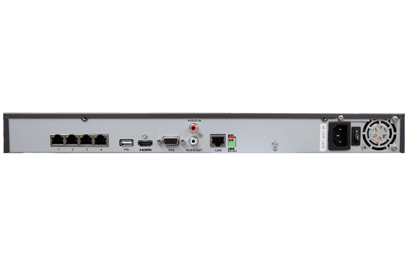 LNR300 Series 4-Channel Security NVR with HD IP Cameras