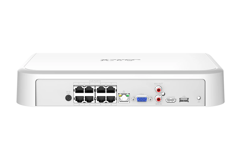 Lorex Fusion 4K+ Ultra HD 12MP 16 Camera Capable (8 Wired + 8 Fusion Wi-Fi ) 1TB Network Video Recorder
