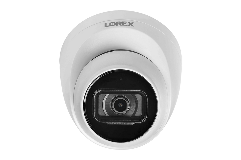 4K Ultra HD IP Dome Security Camera with Listen-In Audio (2-pack)