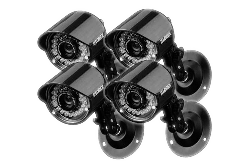 Security and surveillance cameras with touch monitor