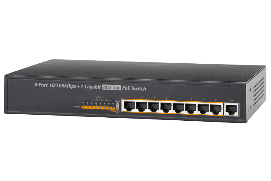 8-Channel PoE Switch