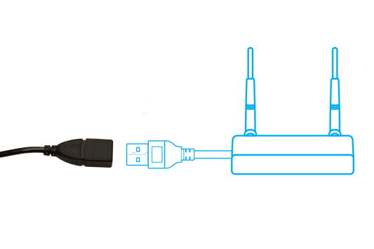 25ft Weatherproof USB Extension Cable for Lorex Wireless Receiver