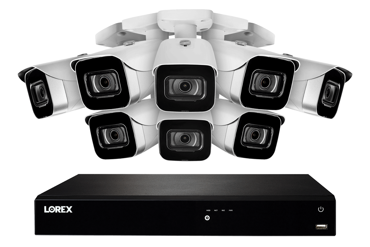 16-Channel Fusion NVR System with 4K (8MP) IP Cameras